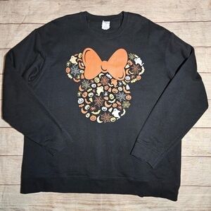 Disney Minnie Mouse Halloween Graphic Crewneck Sweatshirt